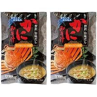 Amazon | かにみそ汁 5袋入り (蟹肉入で風味絶品) 贅沢旨みだし 蟹の